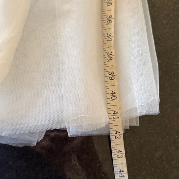 NWT Anthropologie BHLDN Strapless Satin/Tulle-Skirt Tea Length Dress Medium - Picture 15 of 16